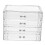 Cosmetics Display Cases Makeup Storage Box Transparent Acrylic 1Set for Home Use 2