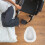 White Plastic Bedpan Ergonomic Design for Elderly 4
