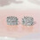 925 Silver Drop Earrings with Cubic Zirconia A Pair 2