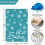 Σημαία Κήπου με Νιφάδες Χιονιού Let It Snow 12,5x18 ίντσες Διπλής Όψης 4