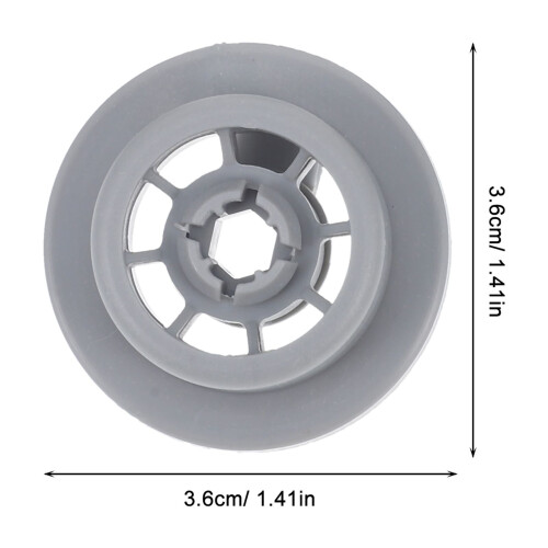 Plastic Dishwasher Lower Rack Wheel 4Pcs 1.42In Diameter 1In Height 1