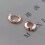 Orecchini a cerchio Sleeper in argento sterling 925, 12 mm 5