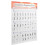 Portable Coated Paper Saxophone Fingering Chart Basic Exercise Guide 10
