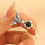 Hummingbird Floral Ring Unisex Adjustable Vintage Silver 3
