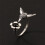 Hummingbird Floral Ring Unisex Adjustable Vintage Silver 4