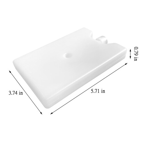 Koelpack voor lunchbox, wit, 250 ml, 5 stuks 2