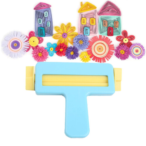 Straight Edge Paper Crimper Tool Texture Roller Scrapbook AH Tool 1