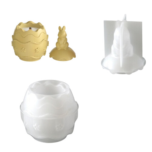 Easter Eggs Candle Cup Silicone Molds For Making Candle Cup-A