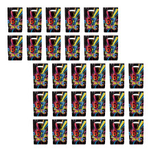 30Pcs Ice Cream Patterned Plastic Gift Bags 17x25cm-Black 67