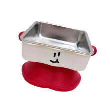 Elevated Pet Bowl Stainless Steel Food Cats Dog Feeding Bowl-B
