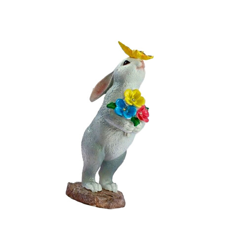 Kolophonium-Kaninchenstatue für den Außenbereich mit