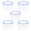 Clear Plastic Food Container With Secure Lids-extra large 1