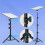 Rectangular Satellite Tripod Mount Kit, Aluminum, Adjustable 50.8-129.5cm 2