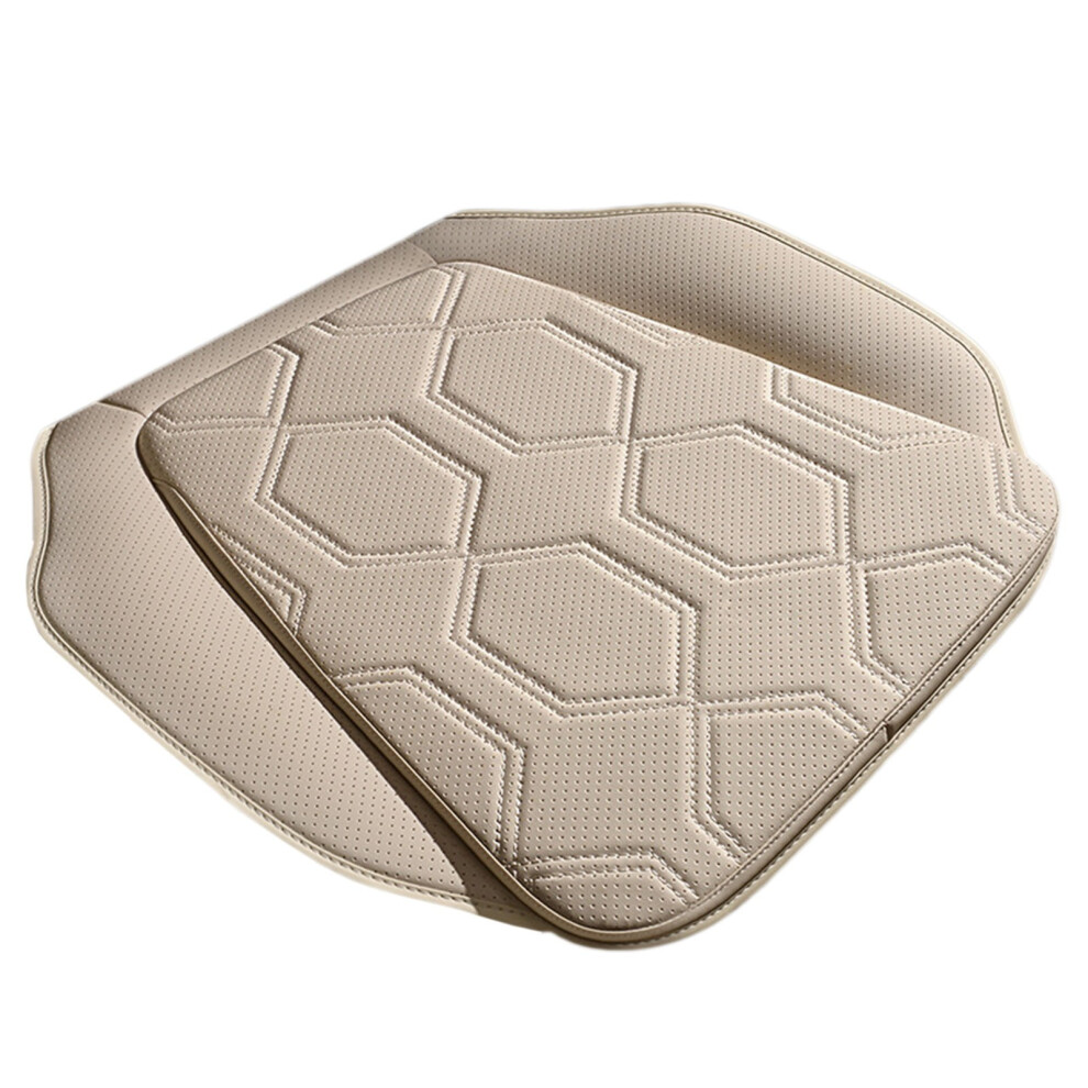 Car Seat Cushion Breathable Perforated Leather Four Season Pad Friendly And Delicate Seat Cushion 9489952066813