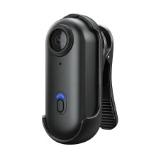 4K mini-actionkamera med 128 GB-kort og magnetisk klips