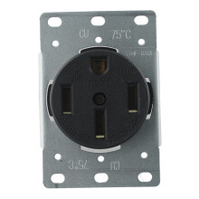 NEMA 14-50R Straight Plug Receptacle 50A 125/250V