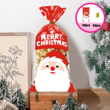 Sachets de bonbons de Noël - 50 pièces - Fournitures pour fêtes d'hiver