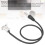 2 Stück XLR Pass-Through Kabel Typ D, 0,6 m, Silber 4