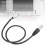 2 Stück XLR Pass-Through Kabel Typ D, 0,6 m, Silber 9