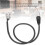 2 Stück XLR Pass-Through Kabel Typ D, 0,6 m, Silber 6