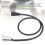 2 Stück XLR Pass-Through Kabel Typ D, 0,6 m, Silber 11
