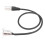 2 Stück XLR Pass-Through Kabel Typ D, 0,6 m, Silber 16