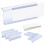 Wire Shelf Label Holders, 120 Pack Plastic Clips with Paper Removable 4