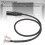 2 Stück XLR Pass-Through-Kabel 0,6 m D-Typ schwarz 6
