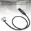 2 Stück XLR Pass-Through-Kabel 0,6 m D-Typ schwarz 4