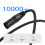 2 Stück XLR Pass-Through-Kabel 0,6 m D-Typ schwarz 8