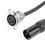 2 Stück XLR Pass-Through-Kabel 0,6 m D-Typ schwarz 9