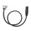 2 Stück XLR Pass-Through-Kabel 0,6 m D-Typ schwarz 14
