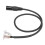 2 Stück XLR Pass-Through-Kabel 0,6 m D-Typ schwarz 16