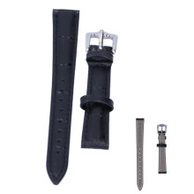 Black 18mm Watch Band Replacement Unisex Strap Spare Parts for Pin Buckle Watch