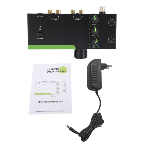 PH-3EQ Phono-Vorverstärker MM/MC Schwarz 14,9  6  3,5 cm 2