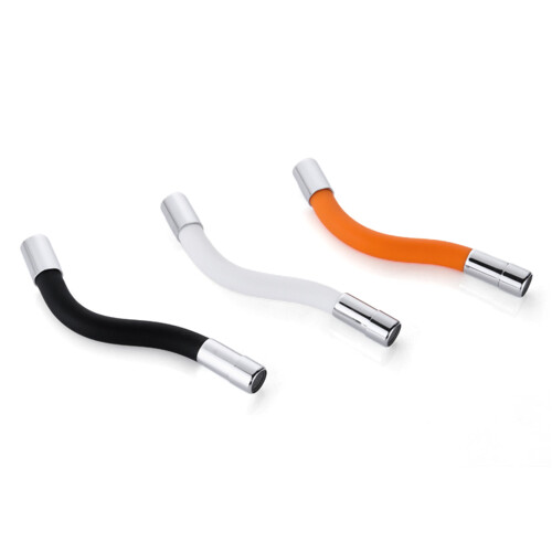 Multifunktionshåndbruser til badeværelset, ergonomisk multifunktionshåndbruser med poleret kromfinish, rustfrit stål + kobber + silikone, 360 1