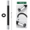 Multifunktionshåndbruser til badeværelset, ergonomisk multifunktionshåndbruser med poleret kromfinish, rustfrit stål + kobber + silikone, 360 8