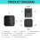 2X 1080P HD WiFi Αθλητική Κάμερα με Hotspot Μίνι Αδιάβροχη Μοτοσικλέτα 9
