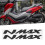Pair 3D Motorcycle Emblem Badges 19