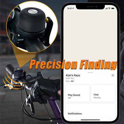 Waterproof Copper Bike Bells Trackers Holder-second generation 1