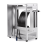 A07Mini ITX Datorchassi Chassi HTPC Värdchassi USB3.0ITX Persondatorchassi Stationär Låda Silver 5