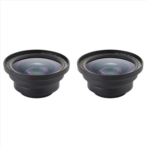 2X Επαγγελματικός φακός Macro 37mm + Ευρυγώνιος φακός 72mm 0,39X Full HD για 4K C 1