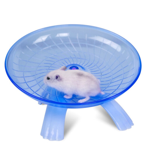 Hamster Flying Saucer Wheel Exercise Toy 2 pcs 1