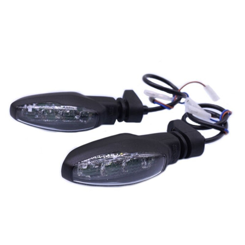 Pair Motorcycle LED Turn Signal Indicator Light Blinker Fit for 800 2