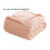 Throw Blanket Soft Thick Facecloth 70x100cm Pink 2