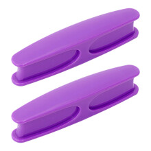 Strong Suction Ruler Handle ABS Plastic Quilting Ruler-Purple
