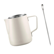 Tasse à mousse de lait en acier inoxydable, avec-crème 600ml