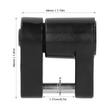 Anti Rust Trailer Hitch Lock 1/4in