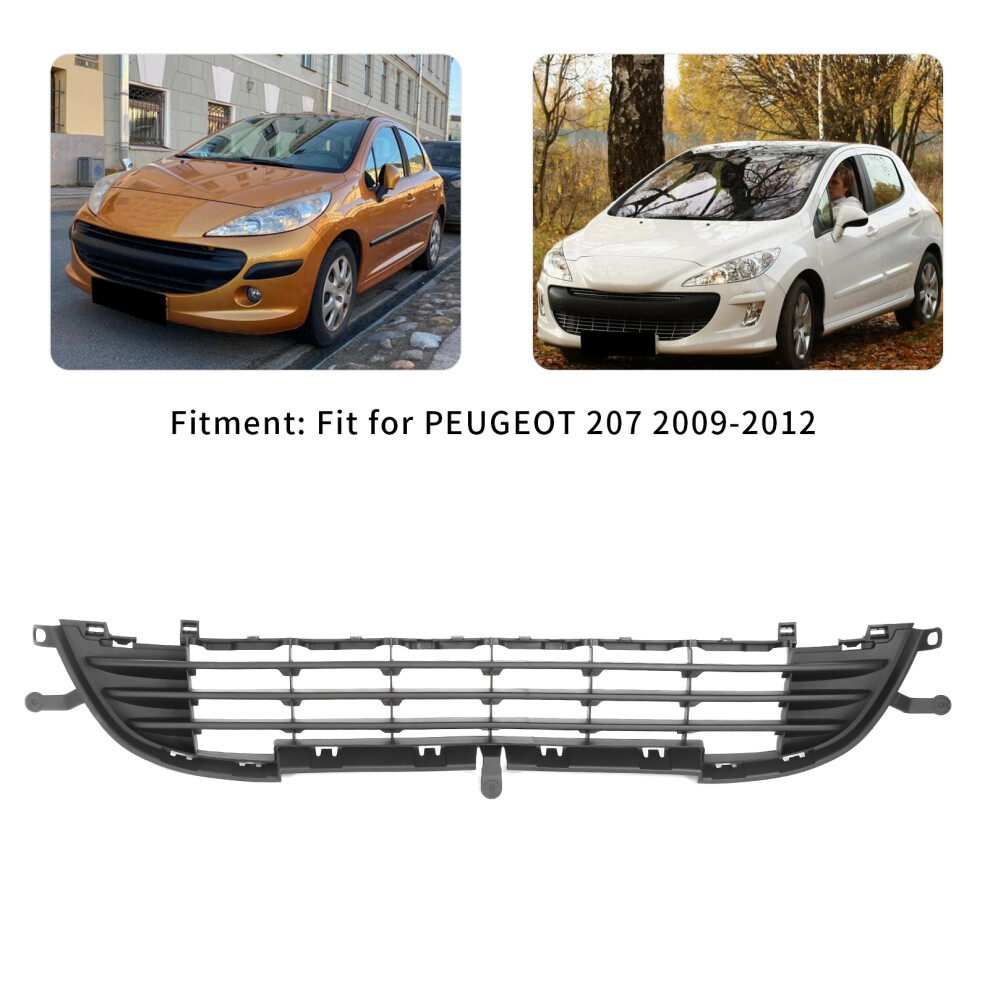 Front Bumper Lower Grille Peugeot 207 7422.C3 7340572537225