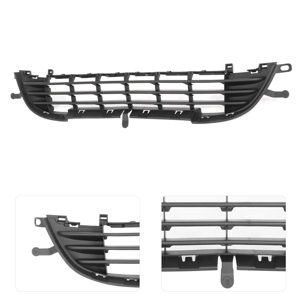 Abs Grille For Peugeot 207 Front 2009-2012 Black 7340572484888